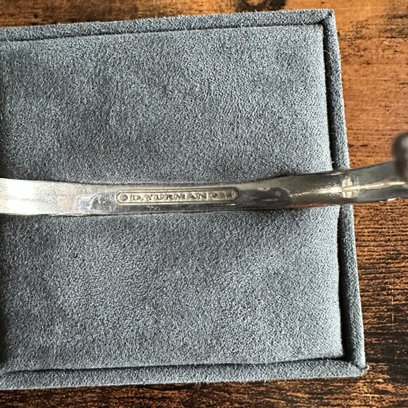 David Yurman Northwest Cuff Bracelet in Sterling Silver - 5mm - Size Large - Picture 9 of 16